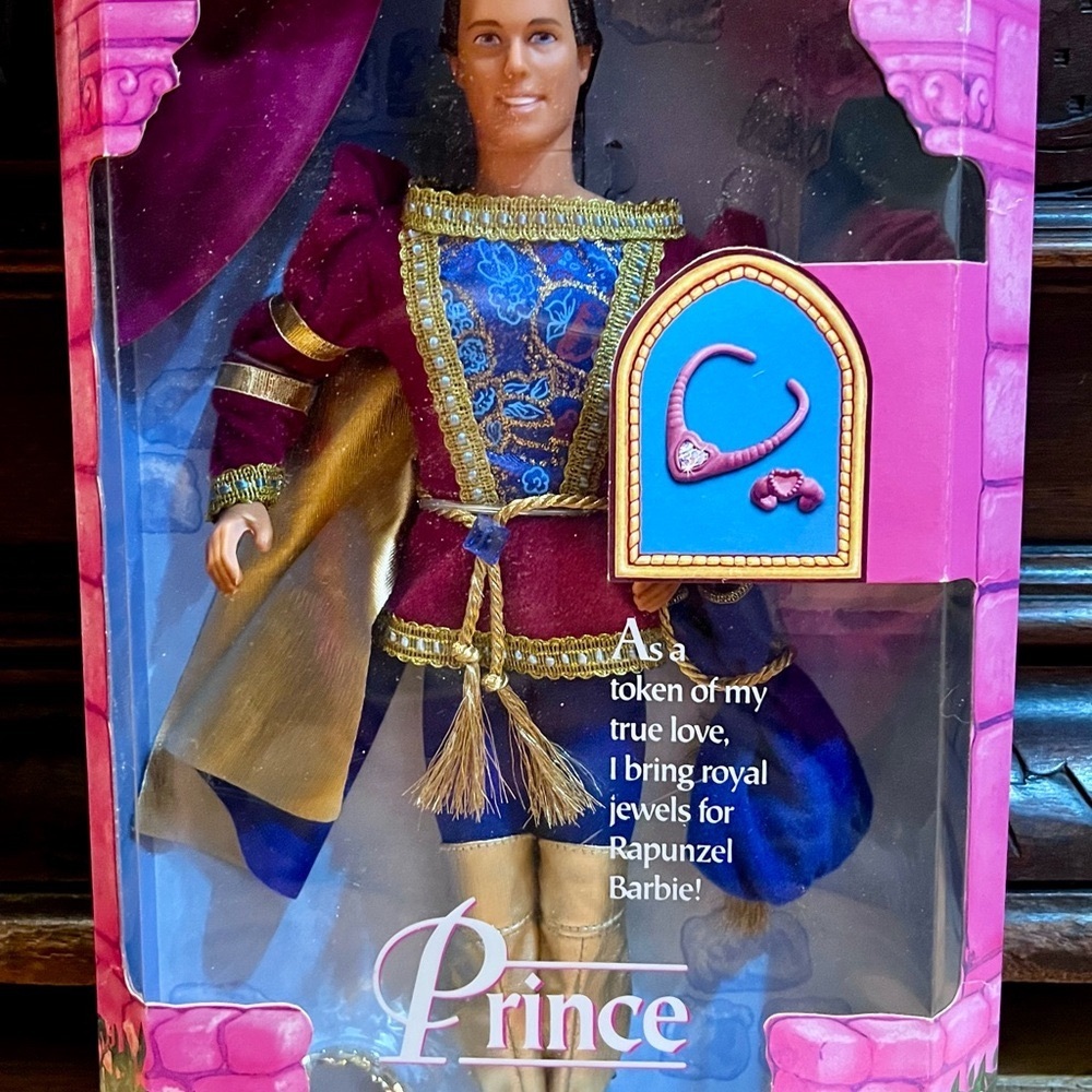 Prince Ken Rapunzel Barbie Doll Mattel 1997 New in Box 18080 RARE